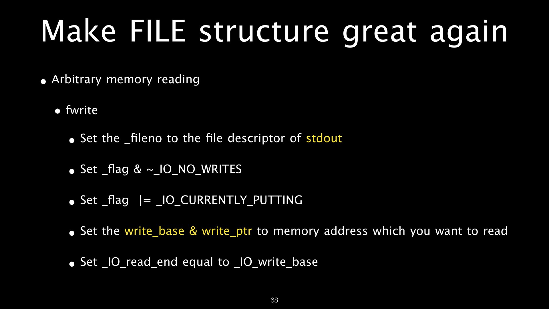 FILE Structures page 68